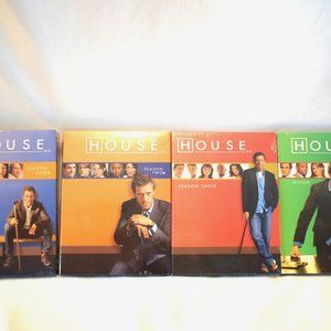 New House MD Seasons 1, 2, 3, & 4  Complete Seasons on DVD Lot